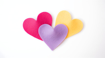 Obraz premium Colorful Hearts United