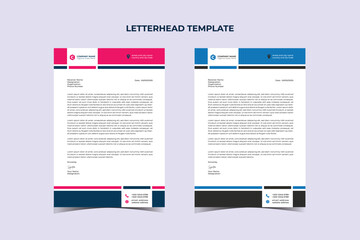 Modern Business Letterhead Design Template