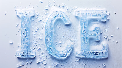 Ice Typography