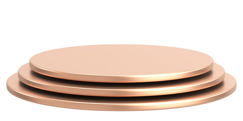 Product display. Product podium. 3D illustration.