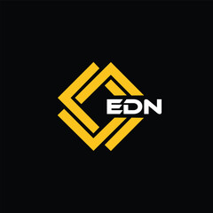  EDN letter design for logo and icon.EDN typography for technology, business and real estate brand.EDN monogram logo.