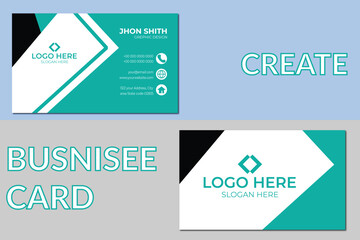 Modern Business Card,Business Card Template,Vector illustration design.	