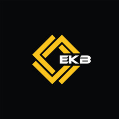 EKB letter design for logo and icon.EKB typography for technology, business and real estate brand.EKB monogram logo.