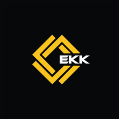 EKK letter design for logo and icon.EKK typography for technology, business and real estate brand.EKK monogram logo.