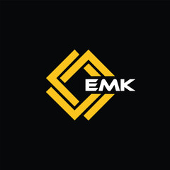 EMK letter design for logo and icon.EMK typography for technology, business and real estate brand.EMK monogram logo.