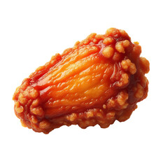 crispy fried chicken wings, chicken wings isolated on transparent background PNG