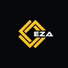  EZA letter design for logo and icon.EZA typography for technology, business and real estate brand.EZA monogram logo.