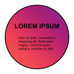 Bubble title shape, banner geometric design icon,  modern frame vector illustration