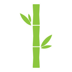Fototapeta na wymiar Bamboo leaf icon, nature tropical symbol design, web sign vector illustration