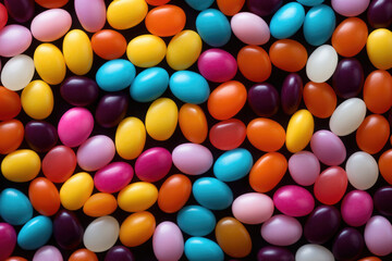 Fototapeta premium Colored round candy background, texture