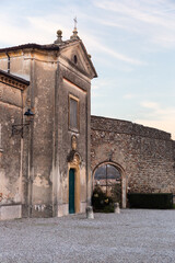 Eternal Tranquility: Chiesa di San Giovanni at Castellaro Lagusello exudes timeless peace, its...
