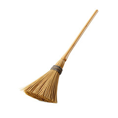 Broom isolated on transparent background