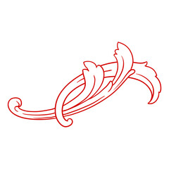 Love Frame Valentine's Day Ornament Line. Women's Mother's Day Ornament Border
