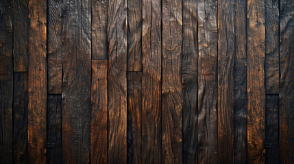 Rustic Charm  Dark Wood Texture Background with Natural Patterns, Retro Plank Wood, and Beautiful Wooden Grain
