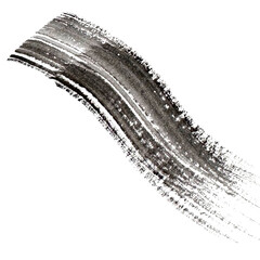  Black paint stroke texture on white paper in marble style. Wallpaper for web design and games. Isolated illustration.