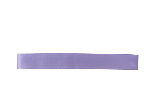 violet ribbon line isolated on white background