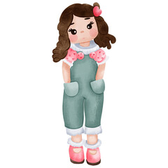 girl with pink balloon