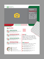 Multipurpose Flyer Design Template 
Size: A4 with bleed
Color: CMYK
Easy to edit
AI & EPS Formate