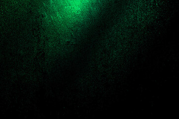 Black dark green golden red brown shiny glitter abstract background with space. Twinkling glow stars effect. Like outer space, night sky, universe. Rusty, rough surface, grain.