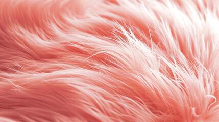 Abstract Fur background, concept color of the year 2024 Coral Mist.
