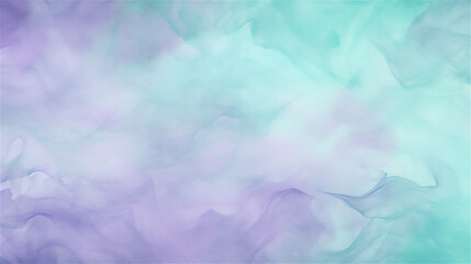 Fototapeta na wymiar Lavender Mist Fantasy - light purple and teal abstract ethereal texture 