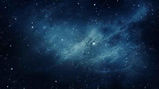 Milky way, galaxy in the dark sky