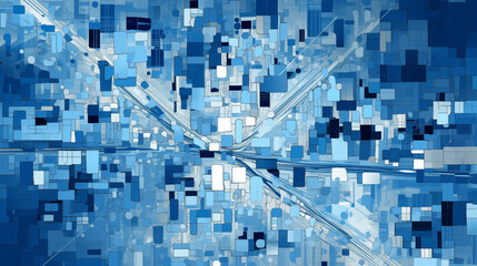 Abstract City Blueprint