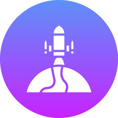 Rocket Earth Icon