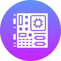 Fototapeta premium Motherboard Icon