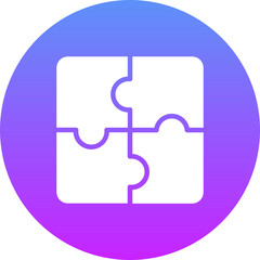 Fototapeta premium Puzzle Icon