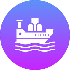 Oil Ship Icon