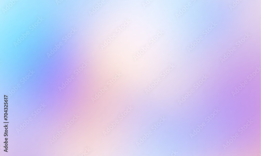 Aufkleber Glittering gradient background with hologram effect and magic lights. Holographic abstract fantasy backdrop with fairy sparkles, gold stars and festive