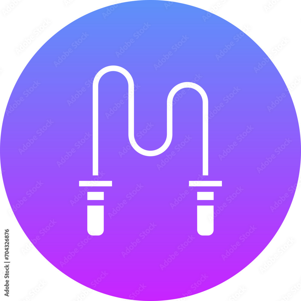 Canvas Prints Skipping Rope Icon