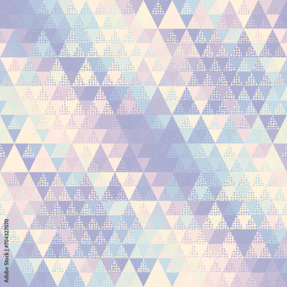 Poster colorful aztec fabric, wallpaper and home decor. abstract seamless tileable pattern. triangles aztec