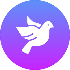 Dove with Heart Icon