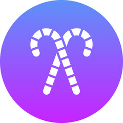 Candy Cane Icon