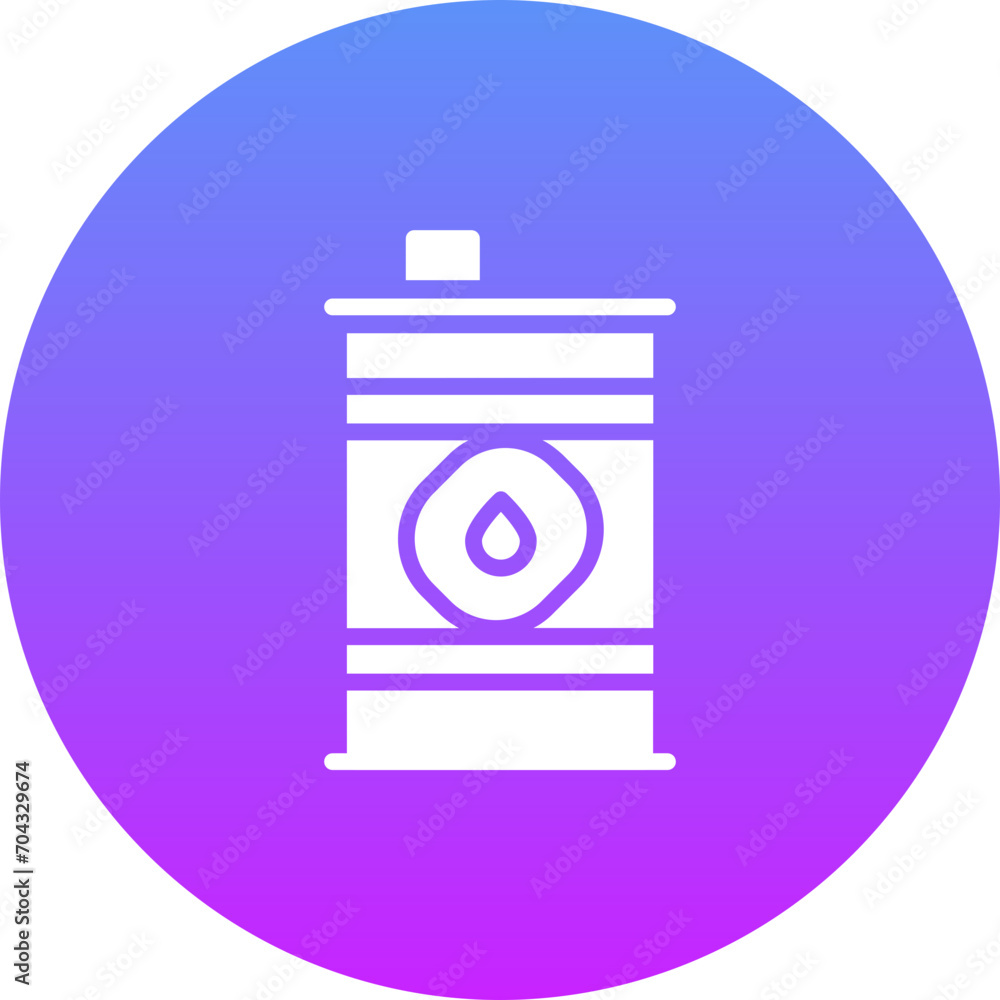 Sticker barrel icon