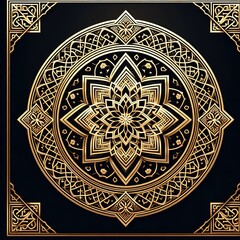 3d rendering illustration Mehndi Henna Drawing Circular Mandala pattern for tattoo, decoration premium product poster or painting. Decorative ornament in ethnic oriental style.ai generated