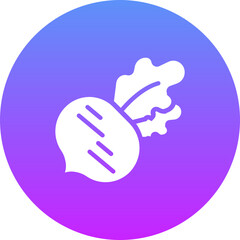 Obraz premium Radish Icon