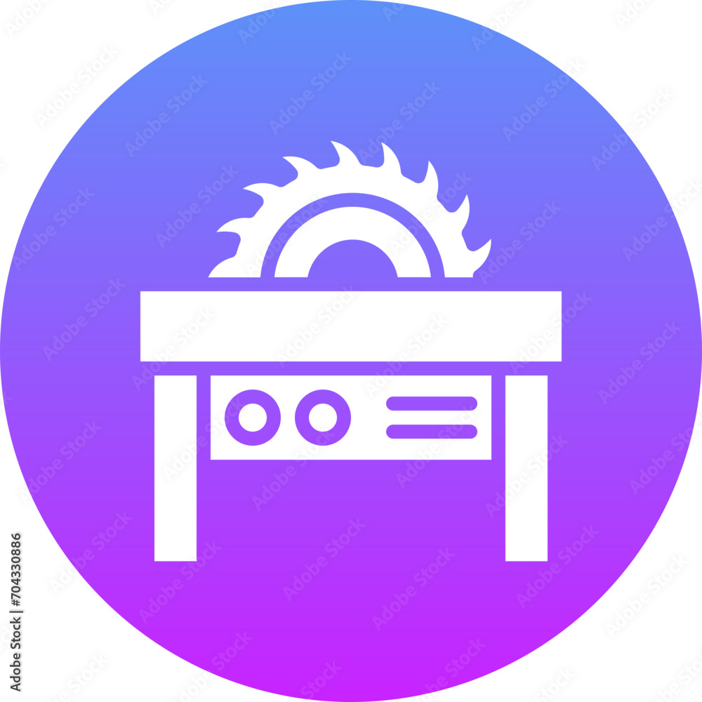 Sticker Table Cutter Icon