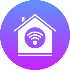 House Wifi Icon