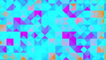 Abstract triangles pattern. Computer generated 3d render