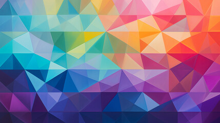 Fototapeta premium Abstract Geometric Prism Harmony
