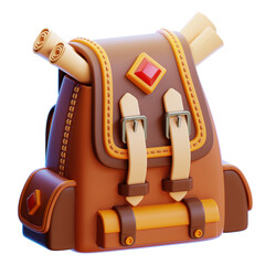 backpack 3d icon design