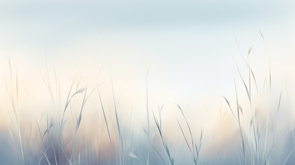 Obraz premium Abstract Misty Morning Serenity