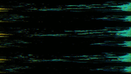 Glitch noise static television VFX. Visual video effects stripes background, CRT tv screen no signal glitch effect - 704336489
