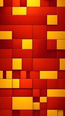 red and yellow brick wall background