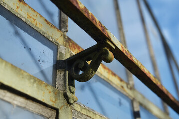 structure métal rouillé