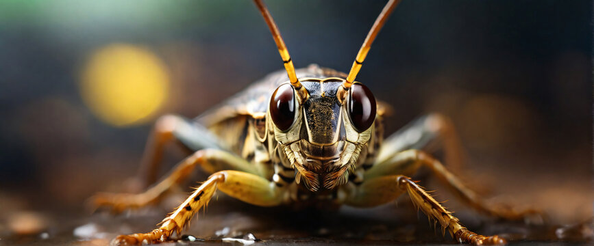 A close-up portrait of a Grasshoppers, captured with a shallow depth of field to emphasize its rugged, textured fur, using a Canon EOS 5D Mark IV with a 70-200mm f/2.8 lens, at ISO 400, 1/500 shutter 