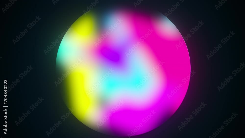 Poster colorful gradient circle. computer generated 3d render